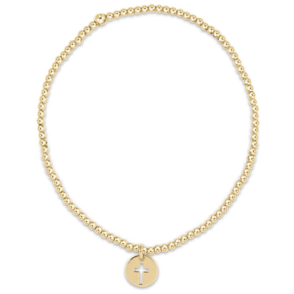 enewton Classic Gold 2mm Bracelet Blessed Small Gold Disc
