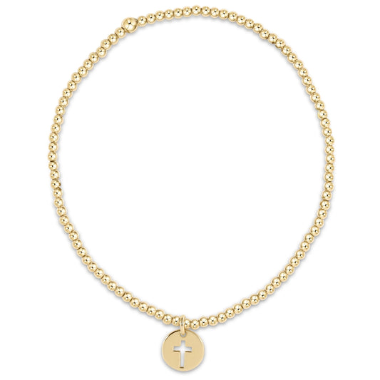 enewton Classic Gold 2mm Bracelet Blessed Small Gold Disc