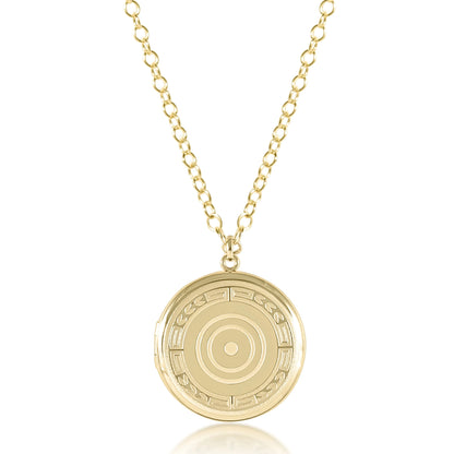 enewton 31" Necklace Gold Cherish Large Gold Locket