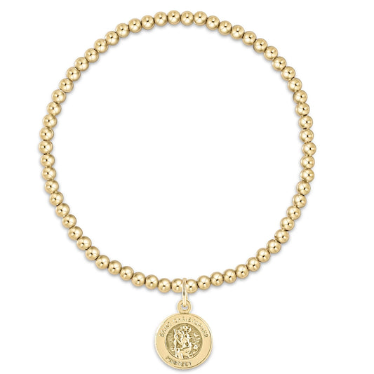 enewton Classic Gold 3mm Bracelet Protection Gold Disc
