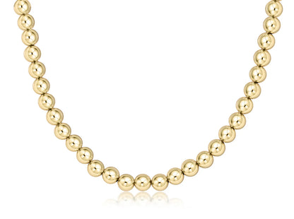 enewton 17" Choker Beaded Classic Gold 8mm