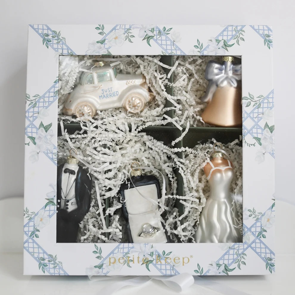 Heirloom Bridal Ornament Set