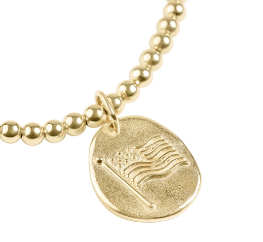 enewton Classic Gold 3mm Bracelet Inspire America Gold Disc