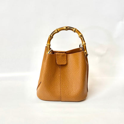 Bamboo Handle Handbag