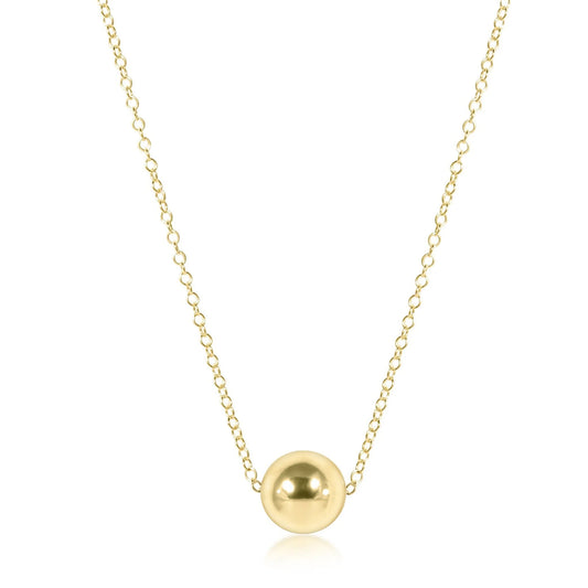 enewton 16" Necklace Gold Classic Gold 8mm Charm