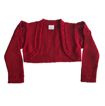 Red Bolero Cardigan