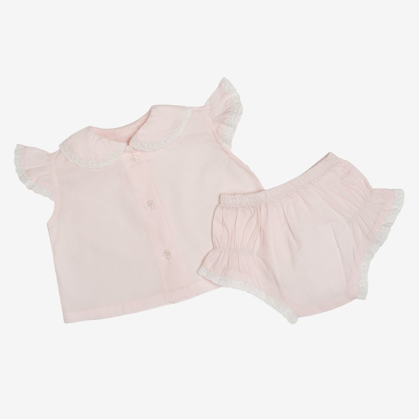 Lenora Baby Ann Flutter Sleeve Diaper Set
