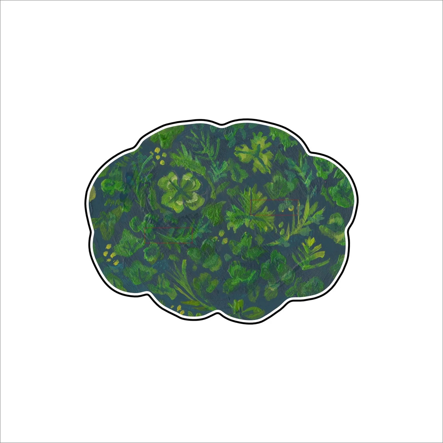 Clover and Moss Double Acrylic Flower Stand
