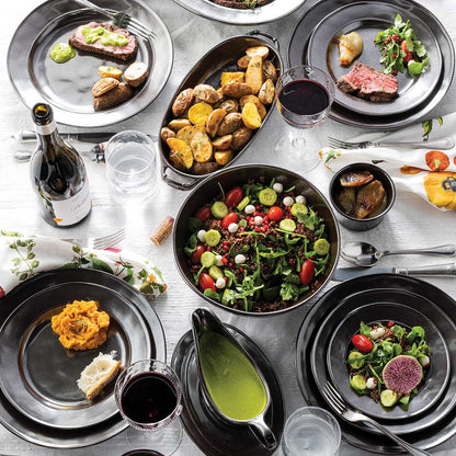 Juliska Pewter Stoneware Ice Cream/Cereal Bowl