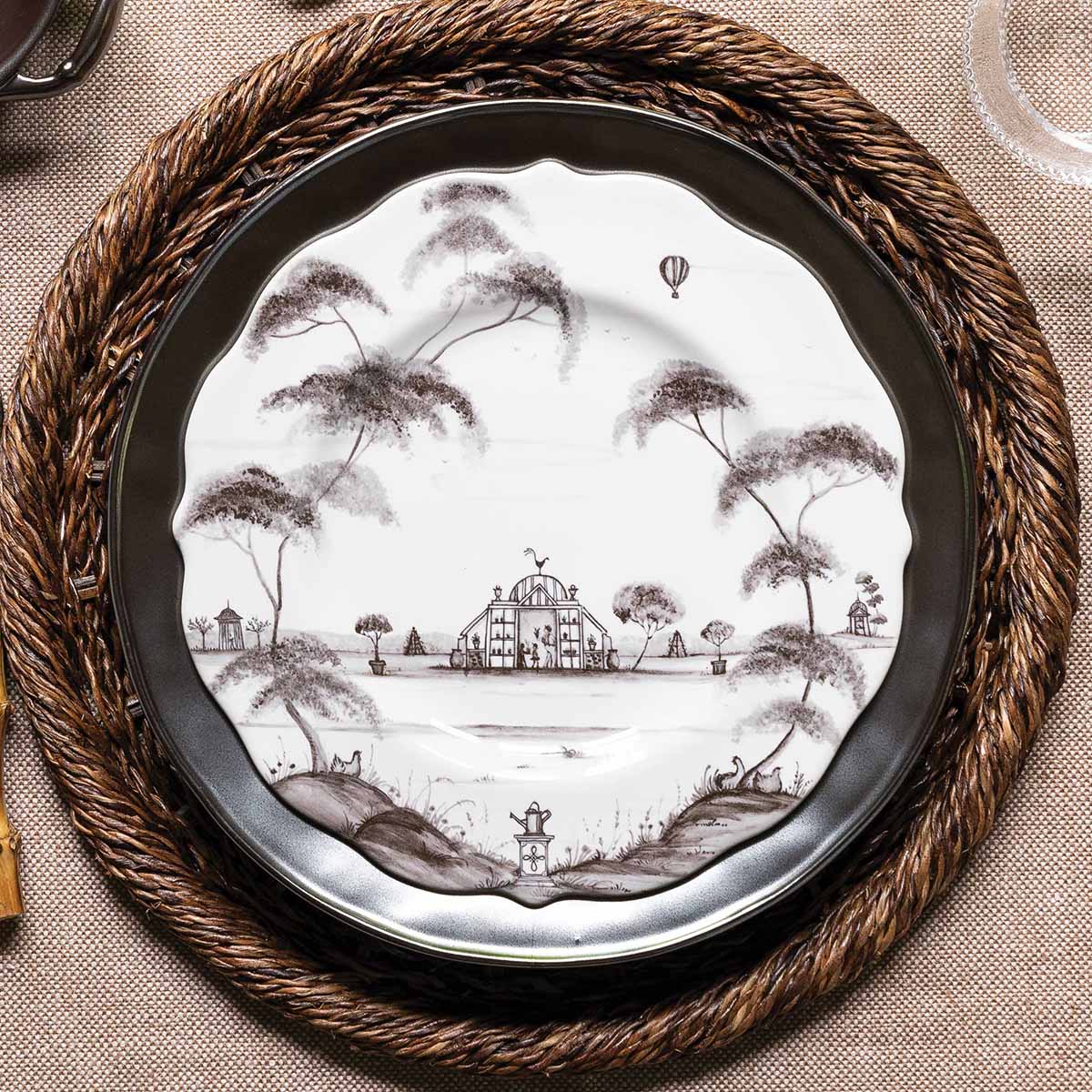 Juliska Pewter Stoneware Charger Plate