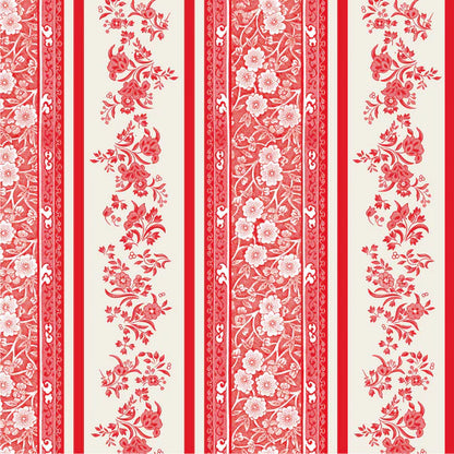 Red Burleigh Stripe Napkins