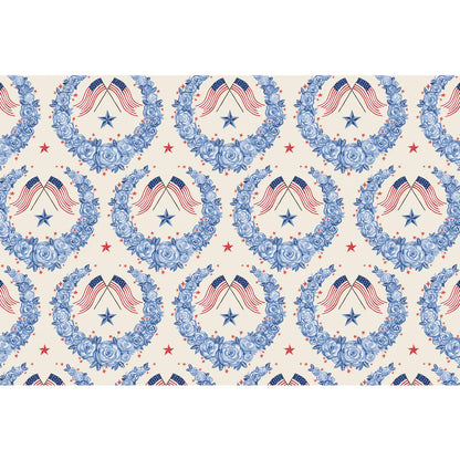 American Floral Placemats, Pad of 18