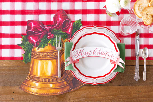 Die-cut Christmas Bells Placemats