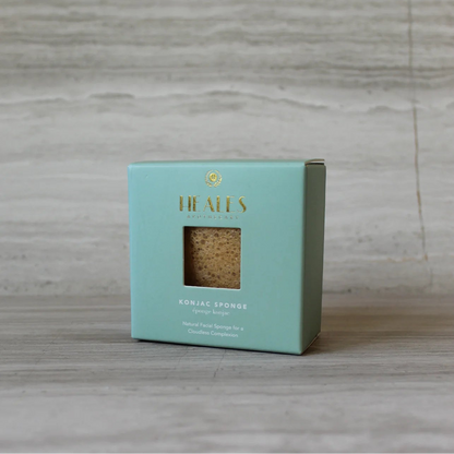 Heales Apothecary Konjac Sponge for Zero Waste Cleaning Turmeric