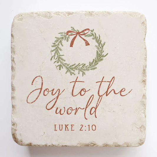 Luke 2:10 Scripture Stone, Twelve Stone Art