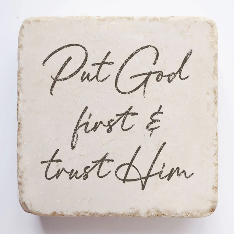 Proverbs 3: 9-10 Scripture Stone, Twelve Stone Art