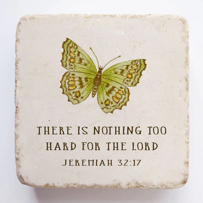 Jeremiah 32:17 Scripture Stone, Twelve Stone Art