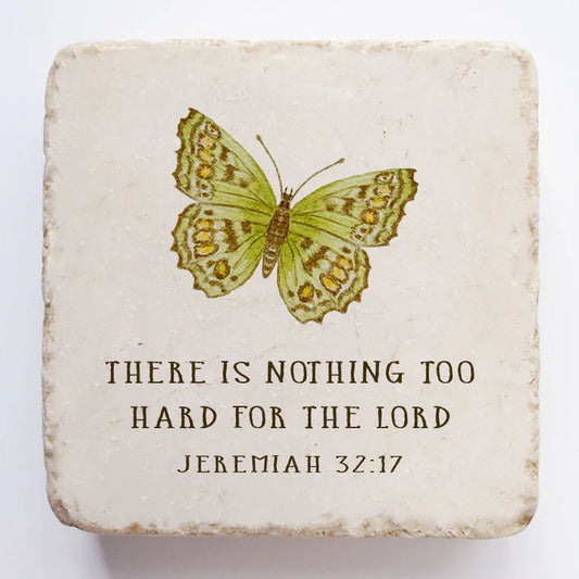 Jeremiah 32:17 Scripture Stone, Twelve Stone Art