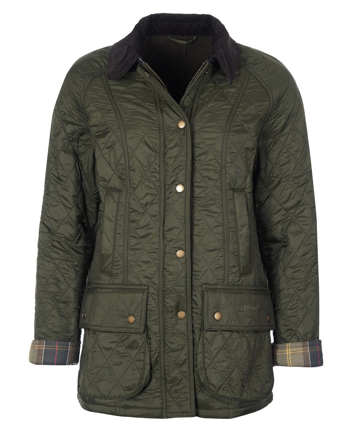 Barbour Women's Beadnell Polarquilt in Olive