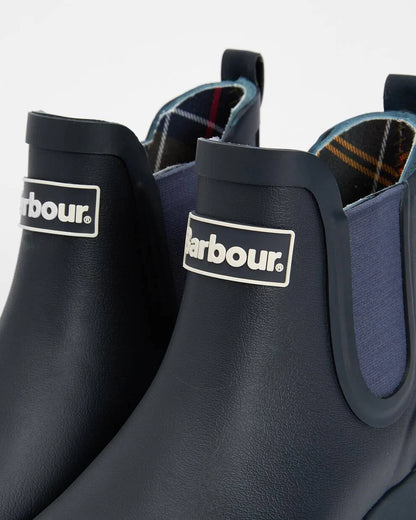 Barbour Women's Wilton Chelsea Welly in Navy