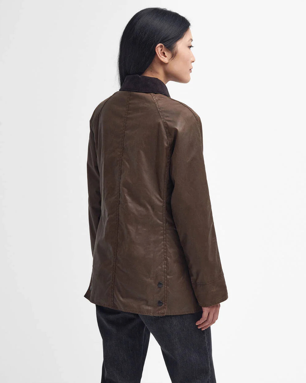 Barbour Women's Beadnell Wax Jacket in Bark