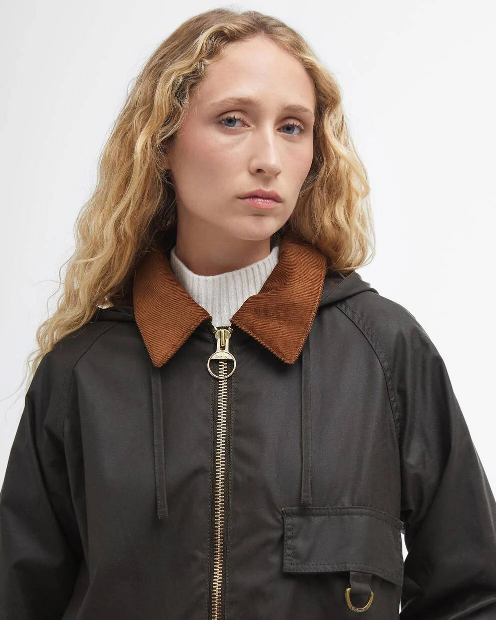 Barbour Women's Barbour Highclere Wax Jacket in Olive
