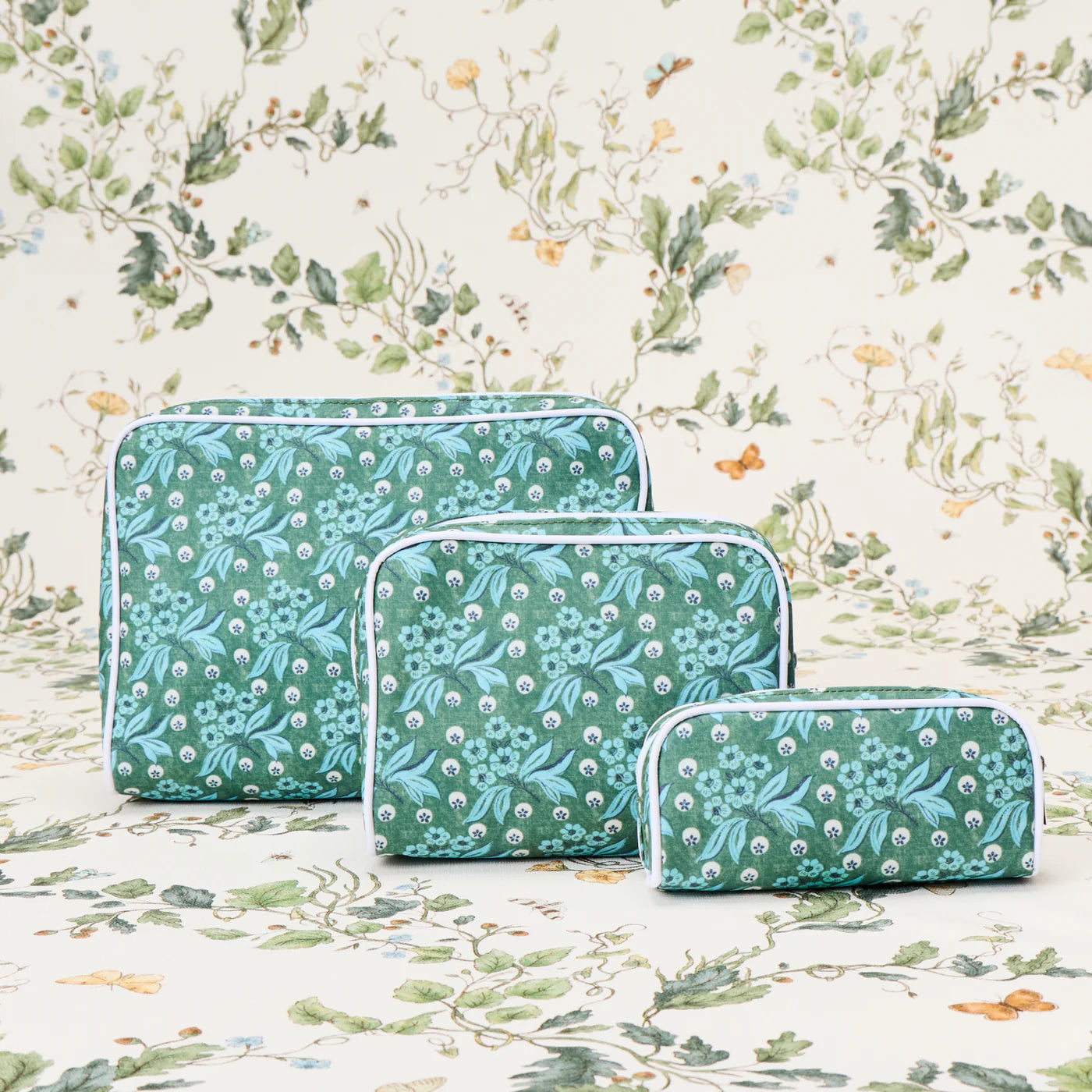 Patterned Toiletry Bag in Leah O'Connell's Harriet