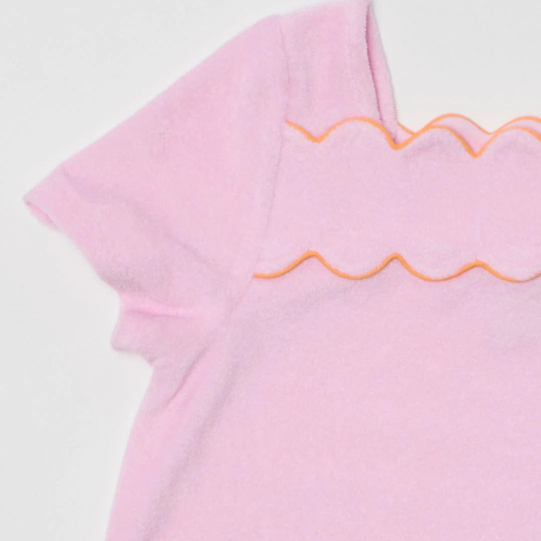 Girl's Cover-Up Dress in Lilac & Orange