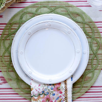 Juliska Berry & Thread Melamine Whitewash Dessert/Salad Plate