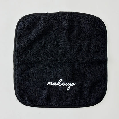 Black "Makeup" Face Cloths Set