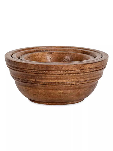 Bilbao Wood Nesting Bowls