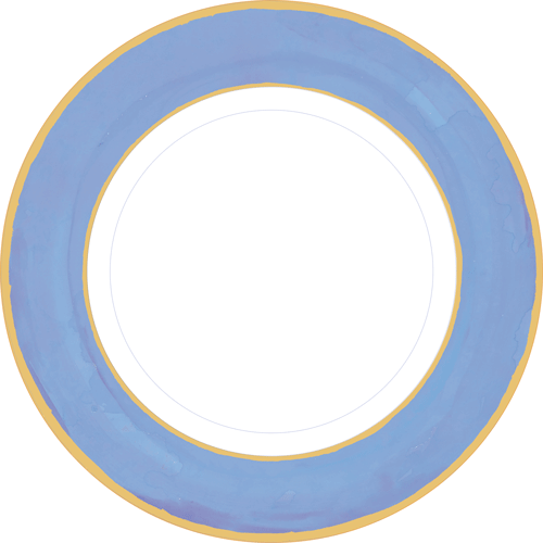 Watercolor Dinner Plates