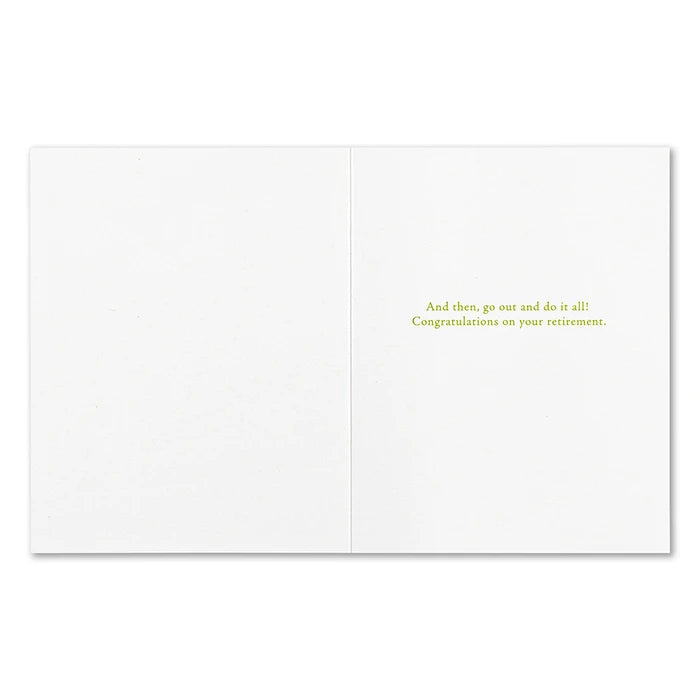 "Imagine the Possibilities..." Retirement Card
