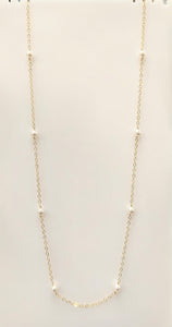 enewton 41" Necklace Simplicity. Chain Gold 8mm Pearl