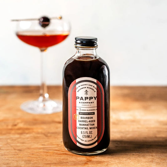 Pappy & Co. Bourbon Barrel-Aged Manhattan Cocktail Mixer