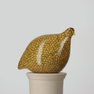 Small Quail Yellow Spotted Green Frog