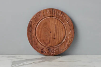 "Our Daily Bread" Vintage English Bread Board, Medium