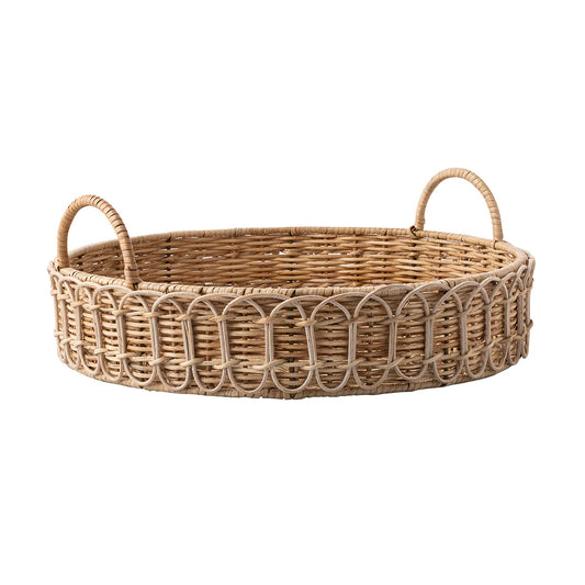 Juliska Provence Rattan Circle Tray