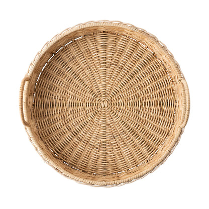 Juliska Provence Rattan Circle Tray