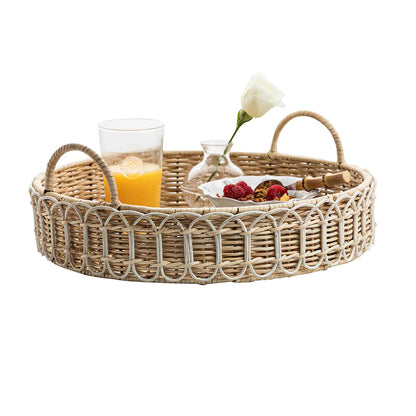 Juliska Provence Rattan Circle Tray