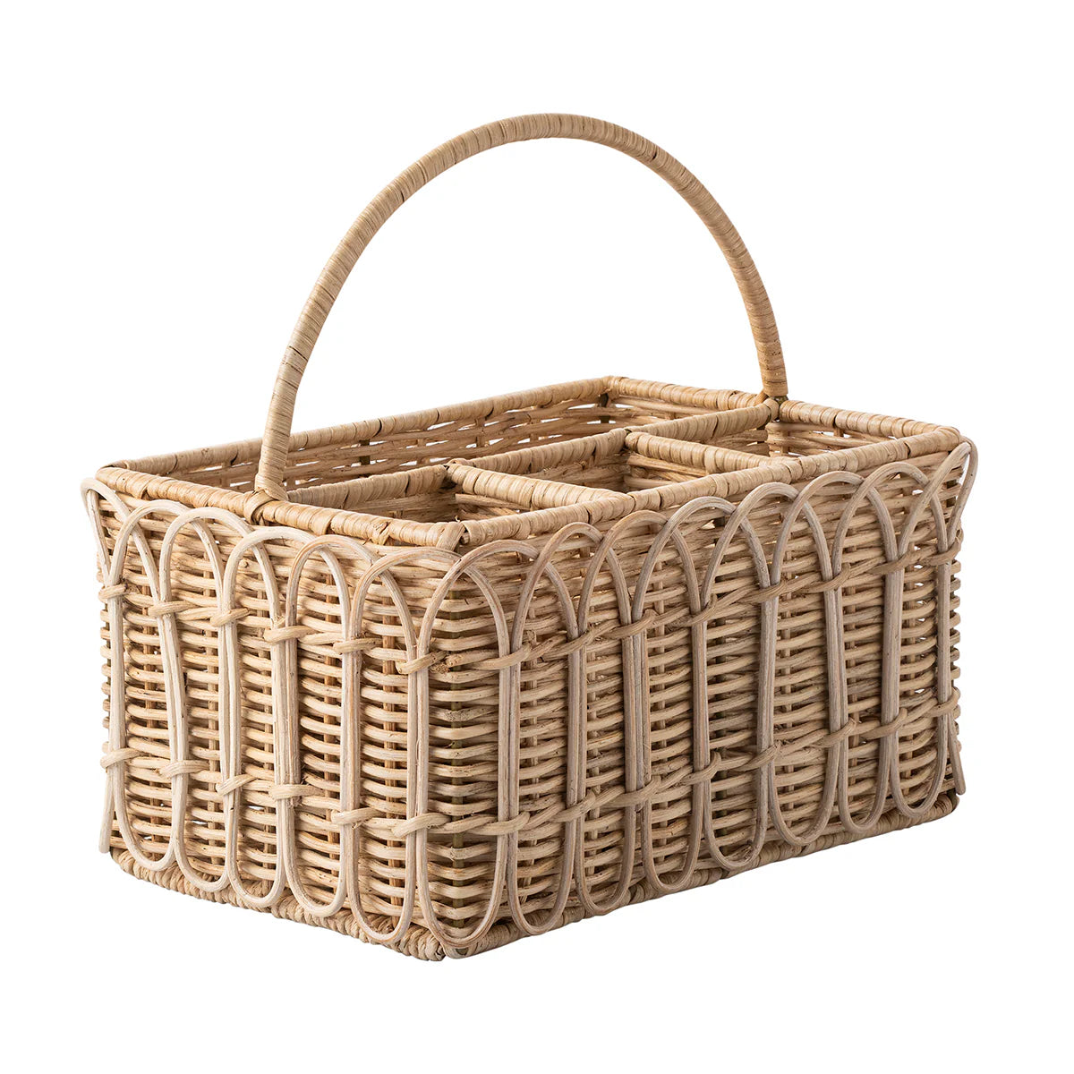 Juliska Provence Rattan Silverware Caddy