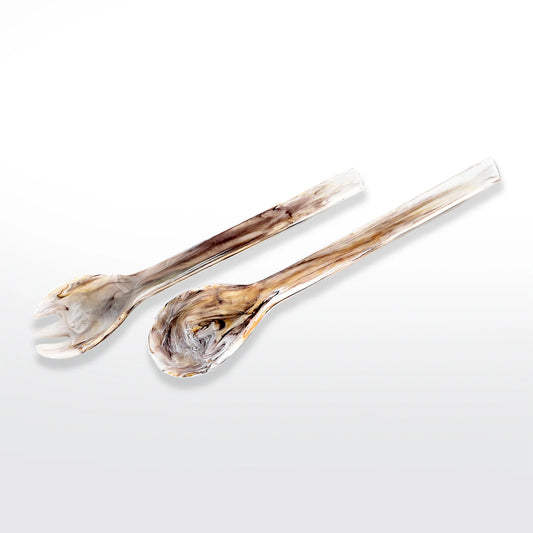 Mocha Swirl Everyday Servers, 2 pc Set