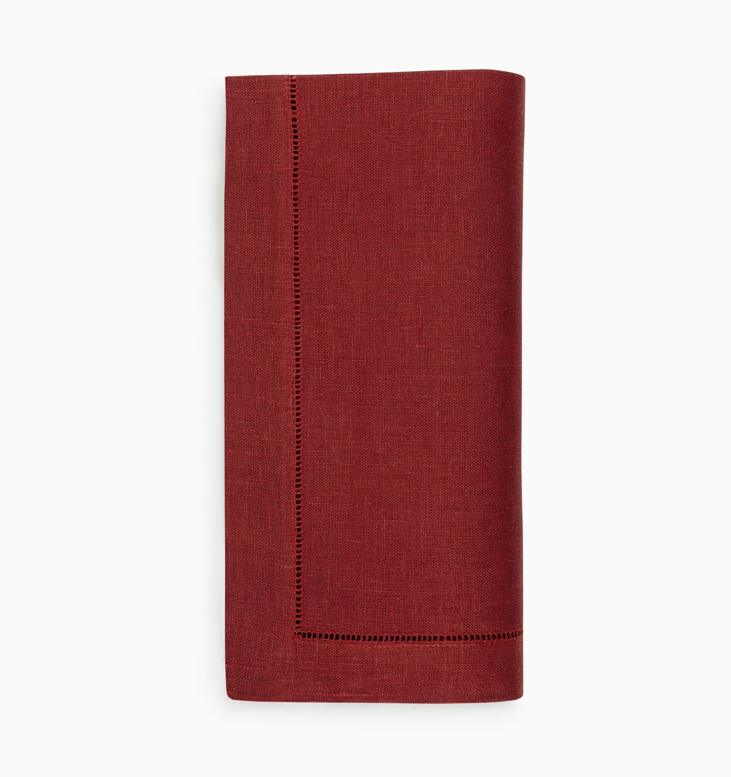 Linen Cocktail Napkins Cinnabar (Set of 6)