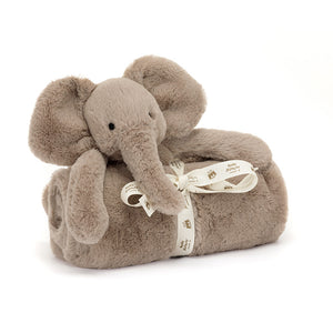 Smudge Elephant Blankie in Gift Box, Jellycat