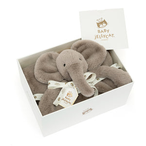 Smudge Elephant Blankie in Gift Box, Jellycat