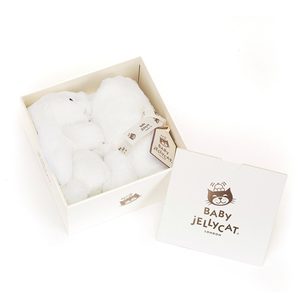 Bashful Luxe Bunny Luna Soother in Gift Box, Jellycat