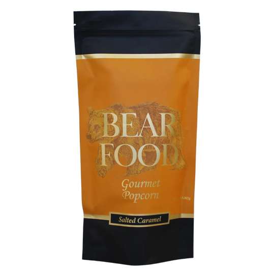 Bear Food Salted Caramel Gourmet Popcorn