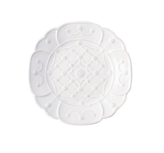 Juliska Jardins du Monde Villandry Whitewash Dessert/Salad Plate