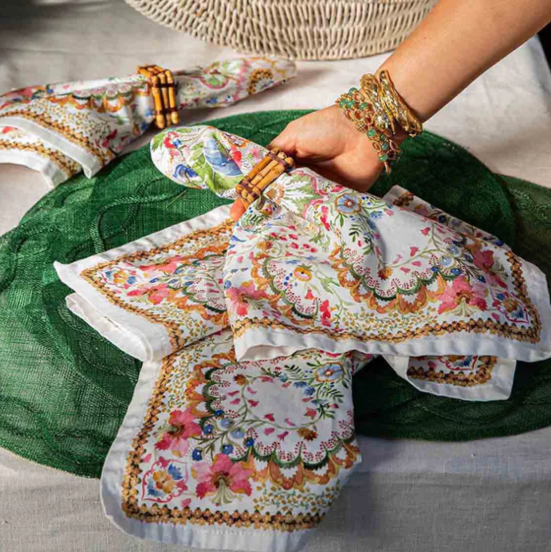 Set of 4 Sofia Napkin in Multi - Juliska