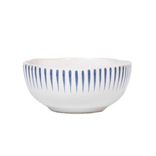 Load image into Gallery viewer, Sitio Stripe Cereal/Ice Cream Bowl in Delft Blue - Juliska